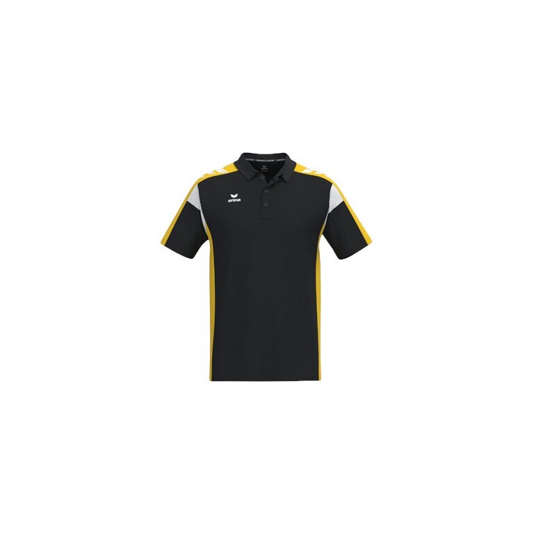 Erima Tennis-Polo Celebrate 125 Function (100% rec. Polyester, schnelltrocknend) schwarz/gelb Herren
