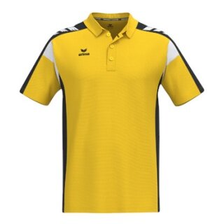 Erima Tennis-Polo Celebrate 125 Function (100% rec. Polyester, schnelltrocknend) gelb/schwarz Herren