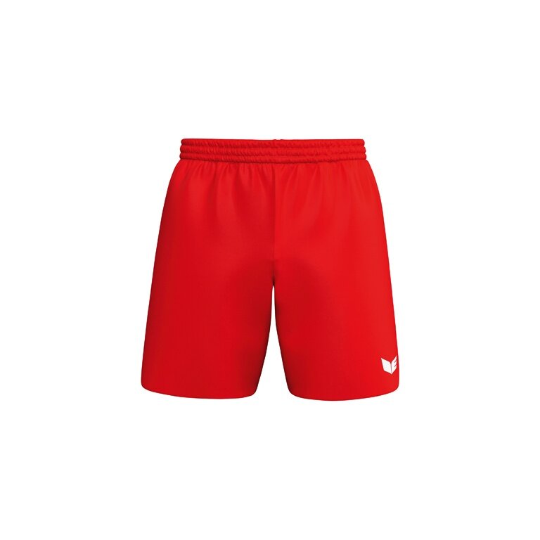 Erima Trainingshose Calcutta (100% Polyester, elastisches Material) kurz rot Herren