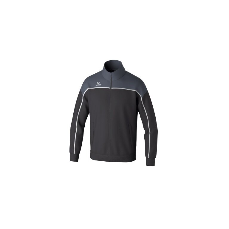 Erima Trainingsjacke Change (rec. Polyester, hoher Tragekomfort) schwarz/grau/weiss Herren