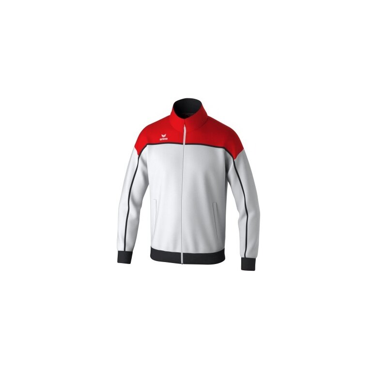 Erima Trainingsjacke Change (rec. Polyester, hoher Tragekomfort) weiss/rot/schwarz Herren