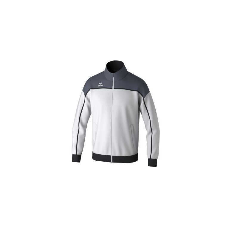 Erima Trainingsjacke Change (rec. Polyester, hoher Tragekomfort) weiss/grau/schwarz Herren