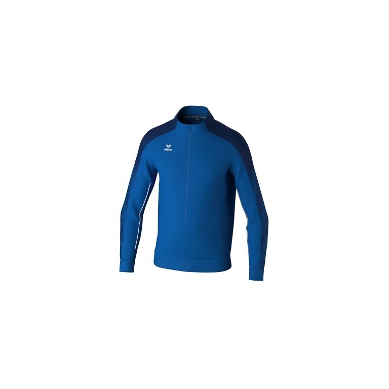 Erima Trainingsjacke Evo Star (Stehkragen, strapazierfähig) royalblau/navyblau Kinder