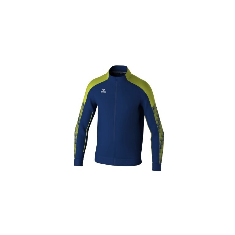 Erima Trainingsjacke Evo Star (Stehkragen, strapazierfähig) navyblau/limegrün Herren