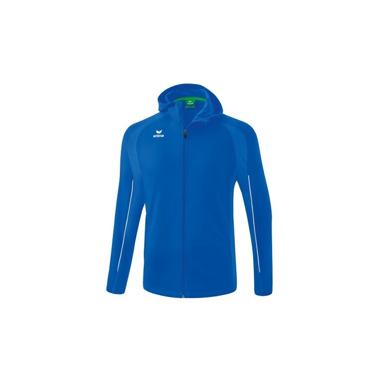 Erima Trainingsjacke Liga Star mit Kapuze (strapazierfähig und elastisches Funktionsmaterial) royalblau/weiss Jungen