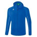 Erima Trainingsjacke Liga Star mit Kapuze (strapazierfähig und elastisches Funktionsmaterial) royalblau/weiss Herren