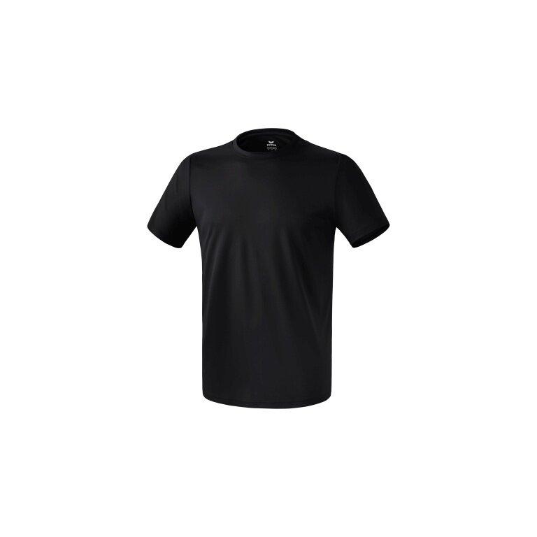 Erima Sport-Tshirt Basic Funktions Teamsport (100% Polyester) schwarz Herren