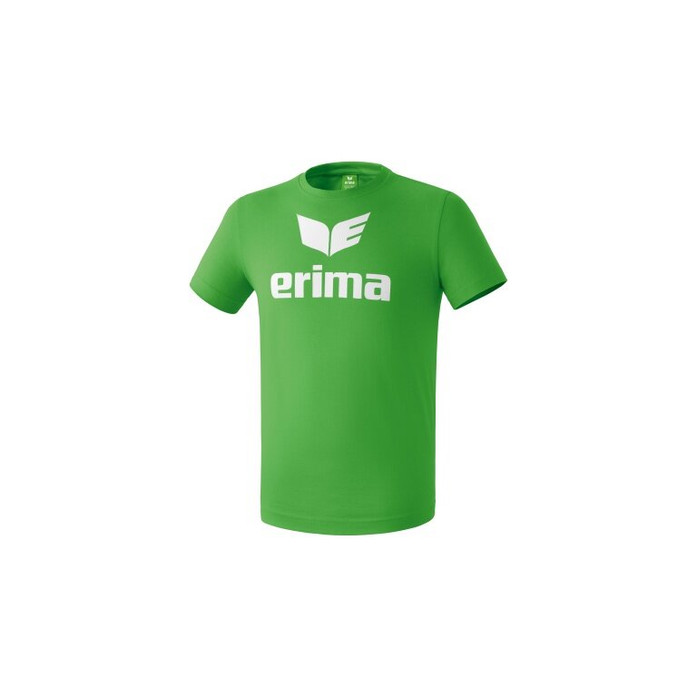 Erima Sport-Tshirt Basic Promo Logo (100% Baumwolle) grün Herren