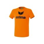 Erima Sport-Tshirt Basic Promo Logo (100% Baumwolle) orange Herren