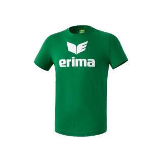 Erima Sport-Tshirt Basic Promo Logo (100% Baumwolle) smaragd/grün Jungen