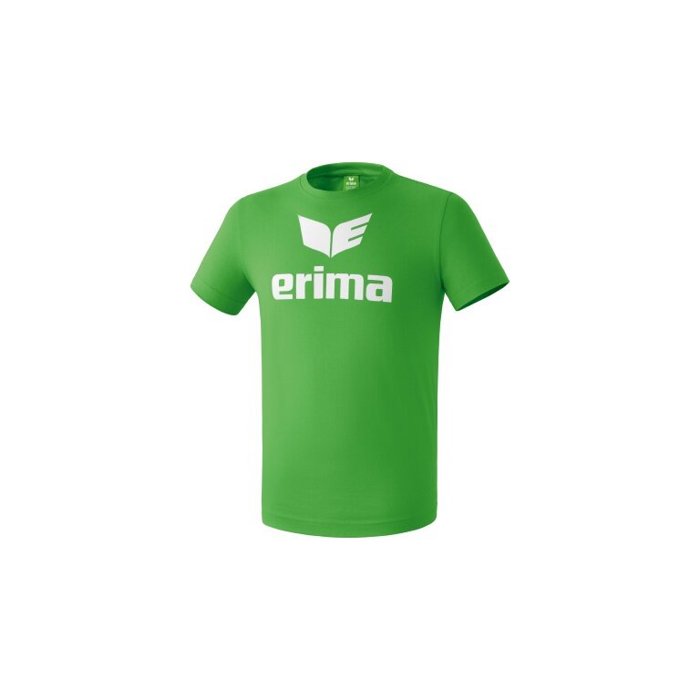 Erima Sport-Tshirt Basic Promo Logo (100% Baumwolle) grün Jungen