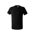 Erima Sport-Tshirt Basic Teamsport (100% Baumwolle) schwarz Jungen