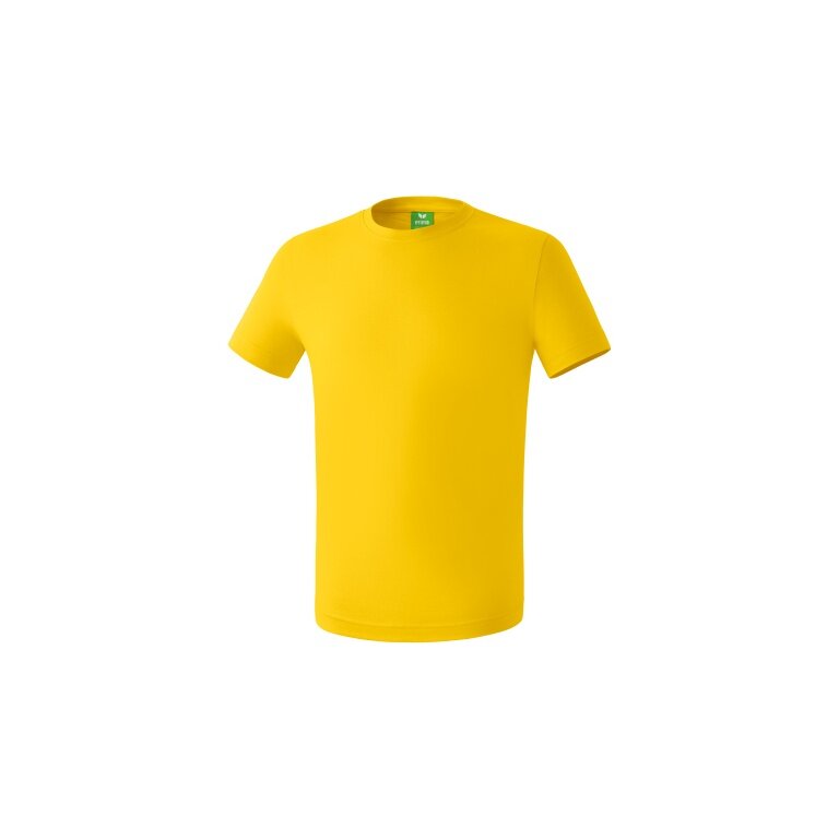 Erima Sport-Tshirt Basic Teamsport (100% Baumwolle) gelb Jungen
