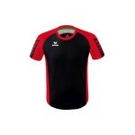 Erima Sport-Tshirt Six Wings Trikot (100% Polyester, strapazierfähig) schwarz/rot Herren