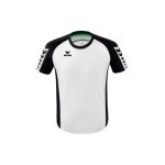 Erima Sport-Tshirt Six Wings Trikot (100% Polyester, strapazierfähig) weiss/schwarz Herren