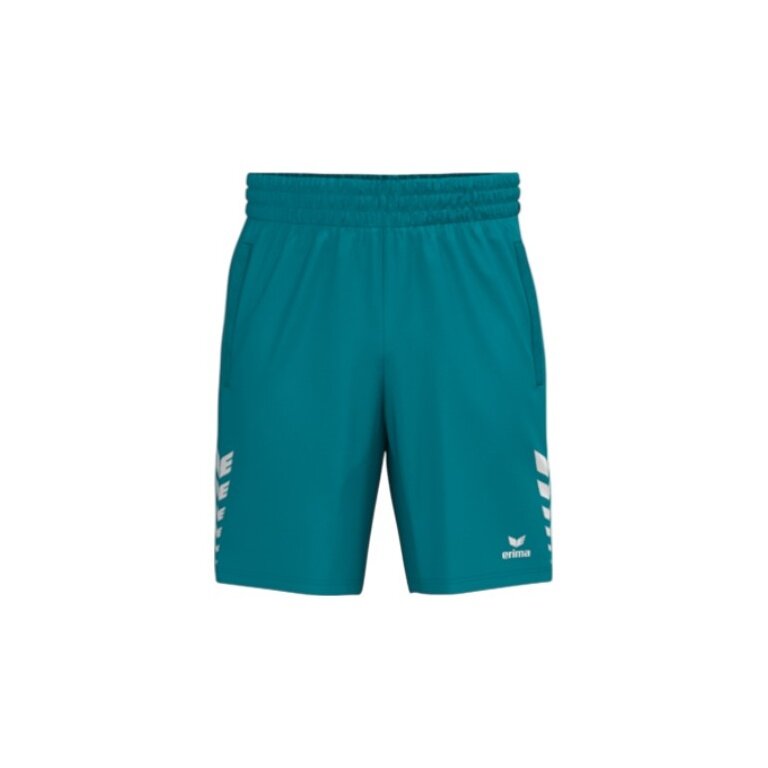 Erima Sporthose Celebrate 125 Short (100% Polyester, elastischer Bund mit Kordelzug) kurz tahitanblau Herren