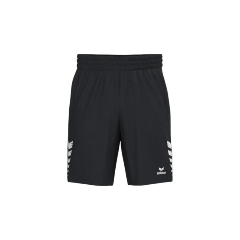 Erima Sporthose Celebrate 125 Short (100% Polyester, elastischer Bund mit Kordelzug) kurz schwarz Herren