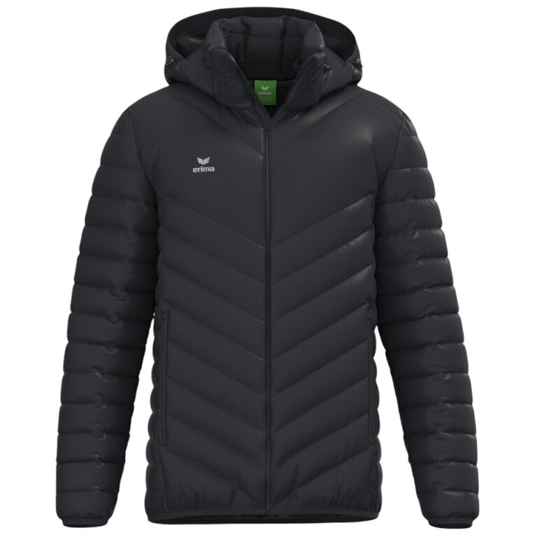Erima Steppjacke CMPT Puffer mit Kapuze (100% Polyester) schwarz Herren
