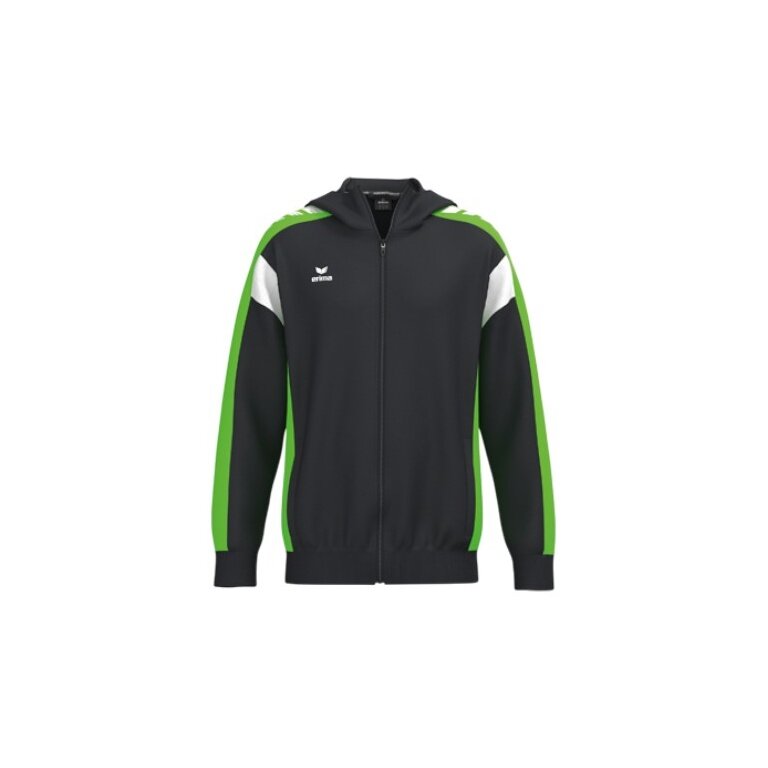 Erima Trainingsjacke Celebrate 125 mit Kapuze (atmungsaktiv, 100% Polyester) schwarz/grün Herren