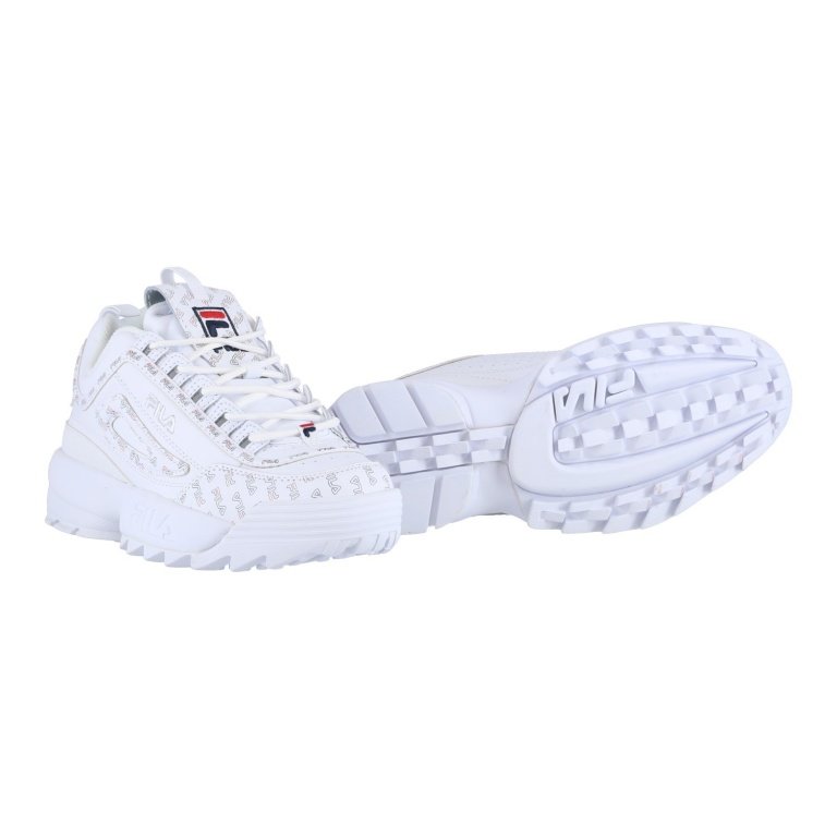 Fila Sneaker Disruptor II Multiflag weiss Damen