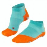 Falke Laufsocke RU5 Lightweight Short türkisblau/orange Damen - 1 Paar