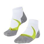 Falke Laufsocke RU4 Cool Short (mittelstarke Polsterung, kühlend) weiss/grau/lime Herren - 1 Paar