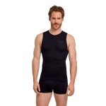 Falke Funktionsunterwäsche Singlet Ultralight Cool (Enge Passform und maximale Bewegungsfreiheit) schwarz Herren