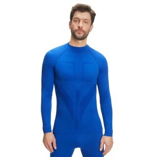 Falke Funktionsunterwäsche Langarmshirt Warm (perfekte Feuchtigkeits - und Temperaturregulierung) blau Herren