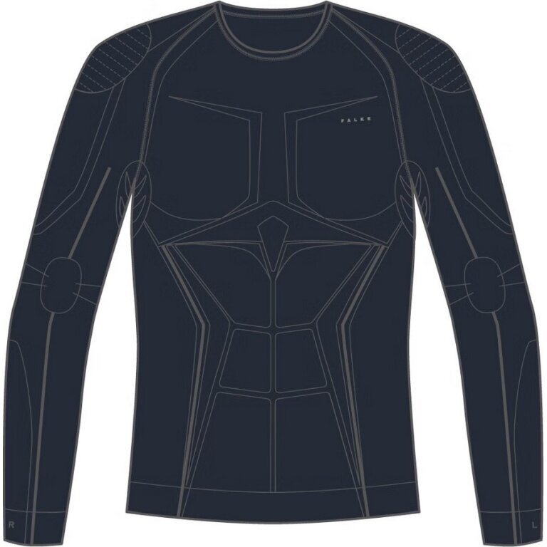 Falke Funktionsunterwäsche Langarmshirt Maximum Warm (isolierend und warm) spaceblau Herren