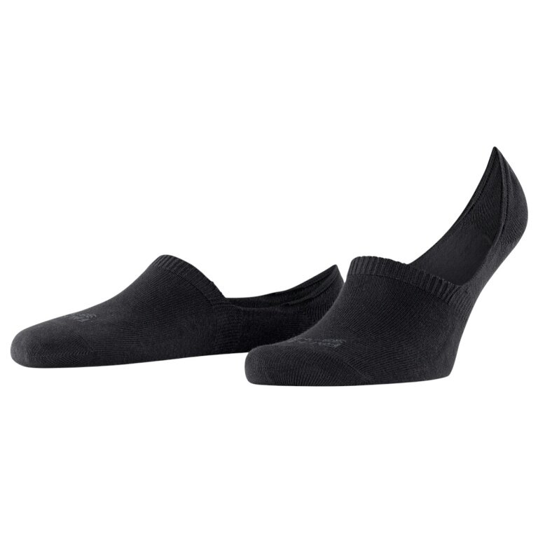 Falke Tagessocke Step High Cut Füsslinge (perfekte Passform) schwarz Herren - 1 Paar