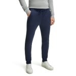 Falke Jogginghose Classic (Baumwolle, moderner Look,komfortabel) lang spaceblau Herren