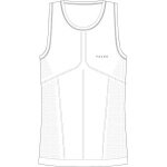Falke Funktionsunterwäsche Singlet Ultralight Cool (Enge Passform und maximale Bewegungsfreiheit) weiss Herren