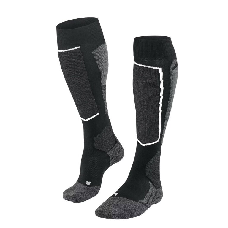 Falke Skisocke SK2 Intermediate Vegan Skiing Kniestrümpfe (optimale Passform) schwarz Herren - 1 Paar