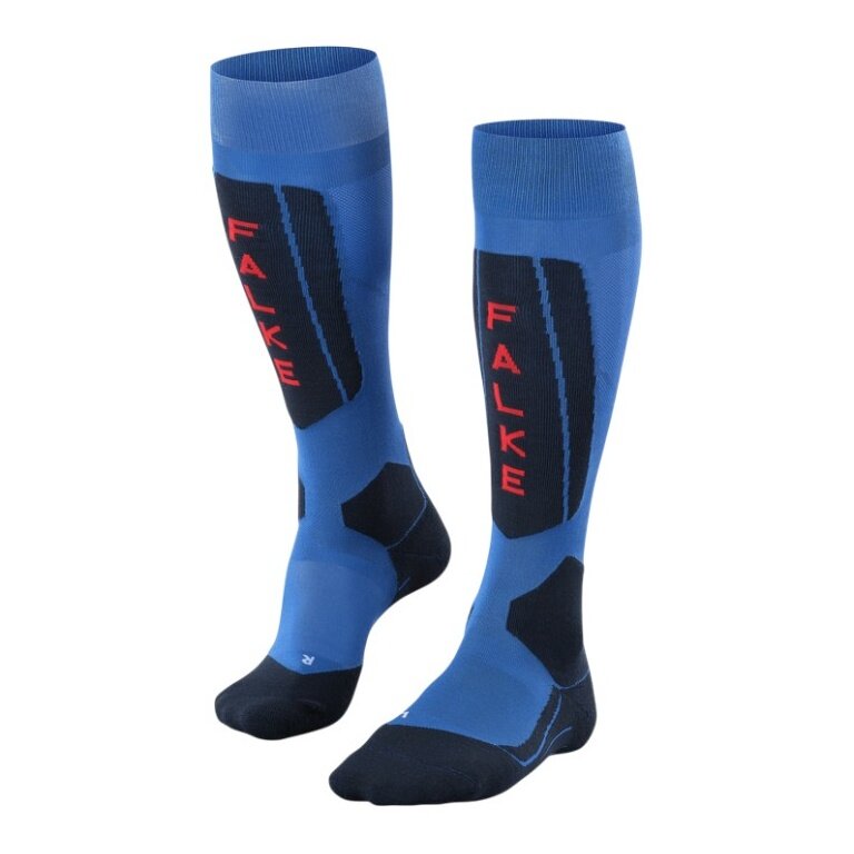 Falke Skisocke SK5 Expert (Kniestrümpfe, ultraleichte Polsterung) blau Herren - 1 Paar