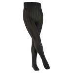 Falke Strumpfhose Classic Rib (Rippstruktur, nachhaltige Baumwolle) schwarz Kinder