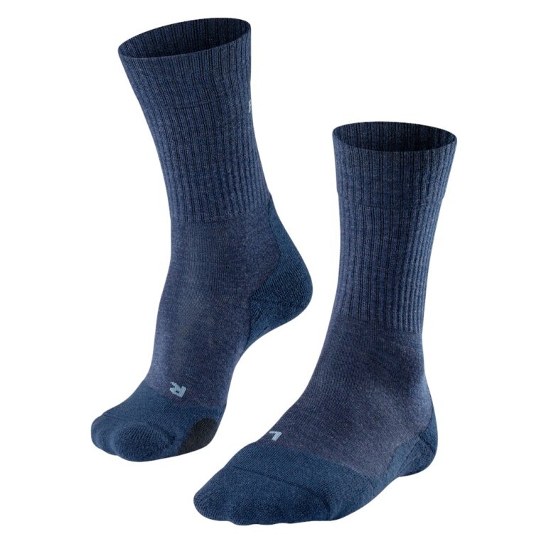 Falke Trekkingsocke TK2 Wool (leicht gepolstert, für lange Wanderungen) jeansblau Herren - 1 Paar