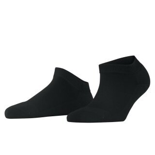 Falke Tagessocke ClimaWool Sneaker (feuchtigkeitsregulierend, Merinowolle) schwarz Damen - 1 Paar