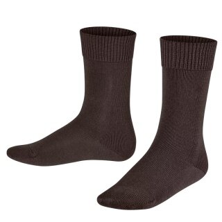 Falke Tagessocke Comfort Wool (hautschmeichelnde Baumwolle) dunkelbraun Kinder - 1 Paar