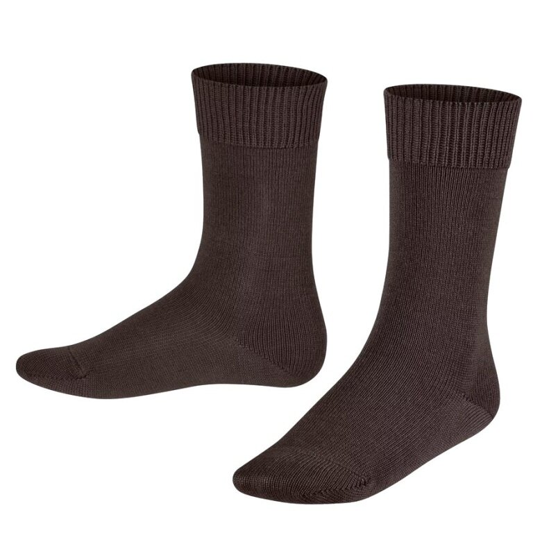 Falke Tagessocke Comfort Wool (hautschmeichelnde Baumwolle) dunkelbraun Kinder - 1 Paar