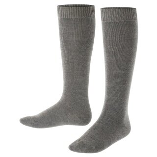 Falke Tagessocke Comfort Wool Kniestrümpfe (wärmende Merinowolle) dunkelgrau Kinder - 1 Paar