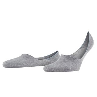 Falke Tagessocke Füsslinge Step Medium Cut (nachhaltiger Baumwoll-Komfort) hellgrau Herren - 1 Paar