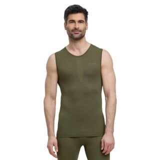 Falke Funktionsunterwäsche Tank-Top Warm (perfekte Feuchtigkeits- und Temperaturregulierung) olivegrün Herren