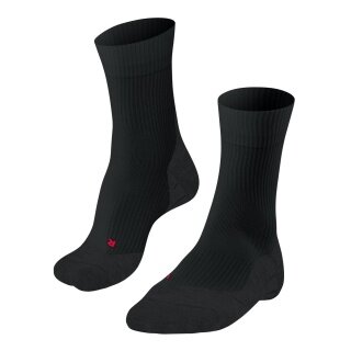 Falke Tennissocke TE4 (feuchtigkeitsableitend, leichter Dämpfung) schwarz Herren - 1 Paar