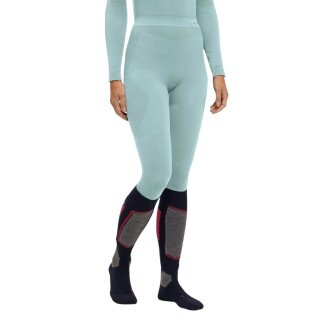 Falke Unterziehhose Tight Warm (perfekte Feuchtigkeits- und Temperaturregulierung) lang hellgrün Damen