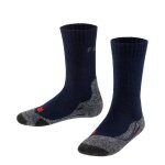 Falke Trekkingsocke TK2 (Merinowoll-Mix, mittelstarke Polsterung) marineblau Kinder - 1 Paar