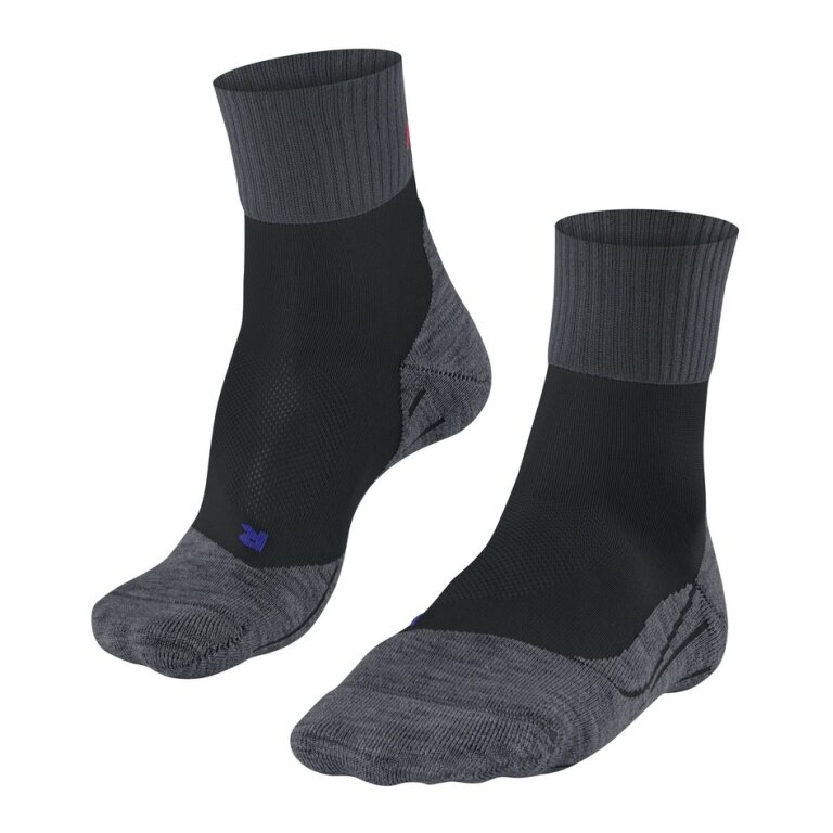 Falke Trekkingsocke TK2 Explore Short Cool schwarz/grau Herren - 1 Paar