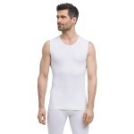 Falke Funktionsunterwäsche Tank-Top Warm (perfekte Feuchtigkeits- und Temperaturregulierung) weiss Herren