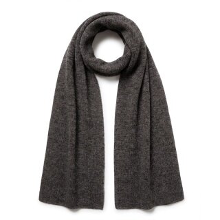 Falke Winterschal (feiner Merinowolle) dunkelgrau 170cm x 30cm - 1 Stück