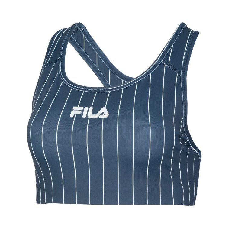 Fila Sport-Bra Lea (breite Träger) dunkelblau/weiss Damen