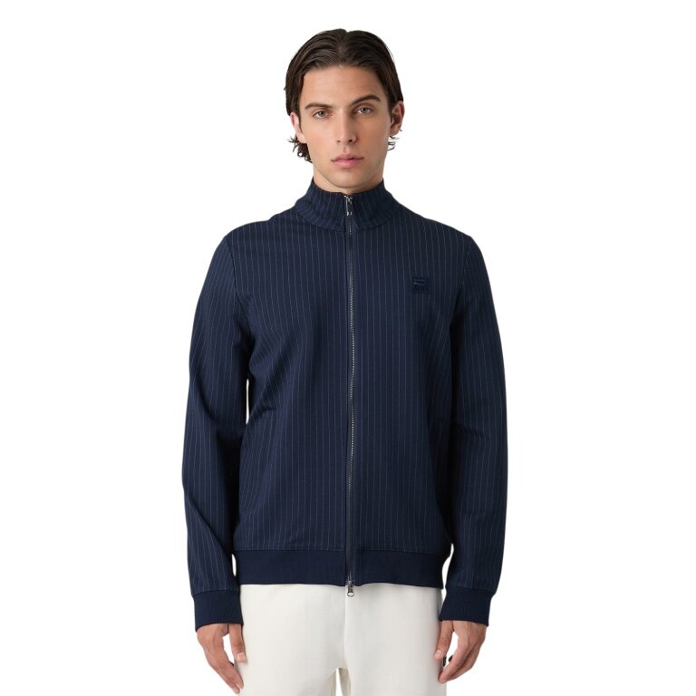 Fila Freizeitjacke Brera (Sweatjacke) Full Zip - schwarz gestreift Herren